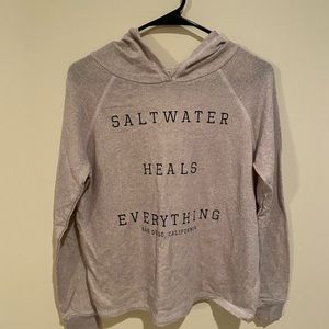 Saltwater Heals Everything Sweatshirt, never worn